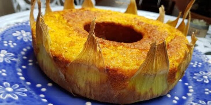 Bolo pamonha assado receita