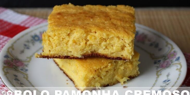Bolo pamonha de liquidificador simples  receita