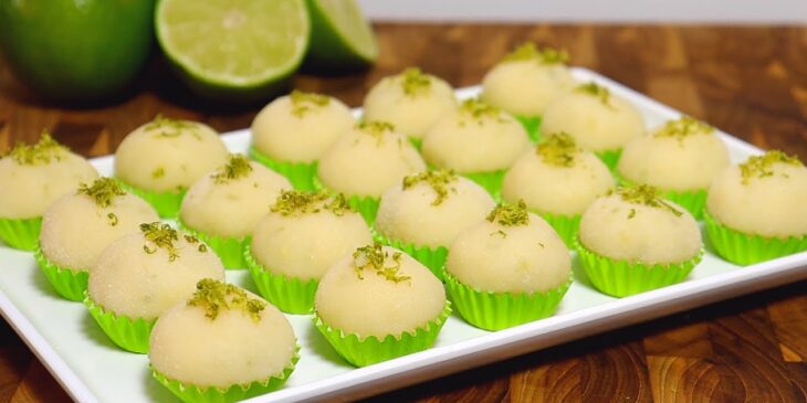 Brigadeiro de limão para enrolar receita