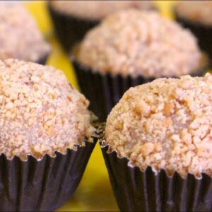 Brigadeiro de paçoca para enrolar receita