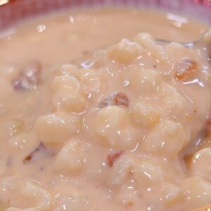 Canjica com leite de coco  tudo gostoso