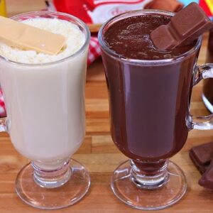 Chocolate quente de micro-ondas pronto em 3 minutos receita