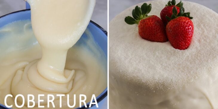 Cobertura branca com leite em pó receita