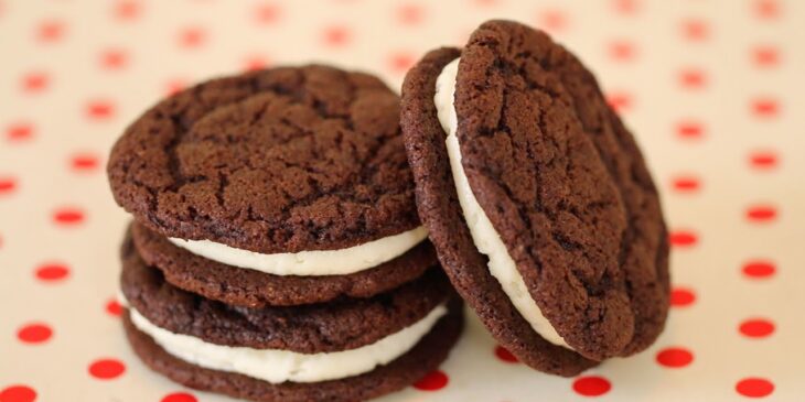 Cookie tipo oreo tudo gostoso