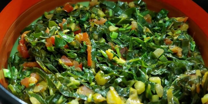 Couve refogada com alho e limão receita