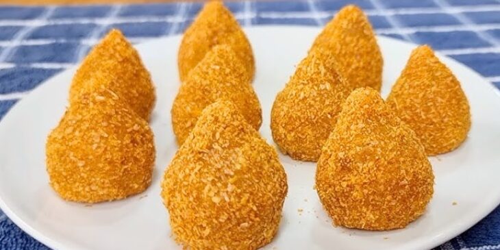 Coxinha fit sem recheio receita
