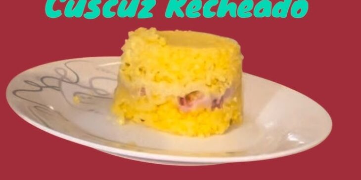 Cuscuz recheado no micro-ondas receita