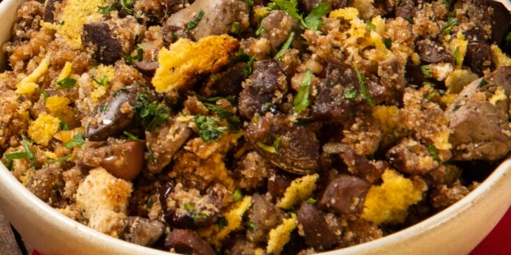 Farofa de miúdos do tempo da avó receita