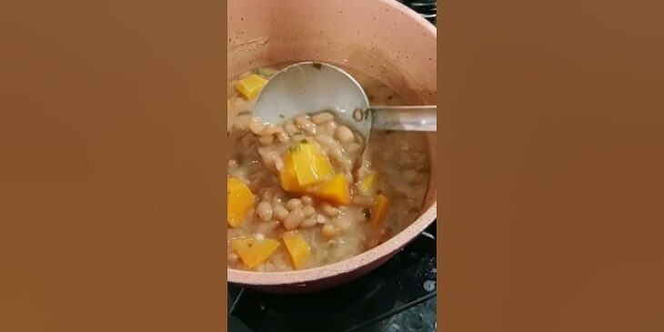 Feijão com jerimum receita