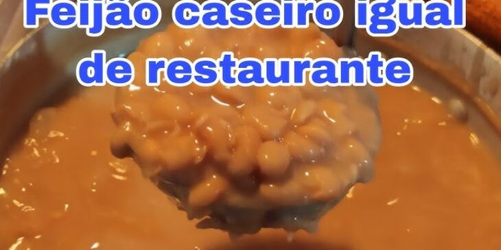 Feijão com tempero pega marido receita