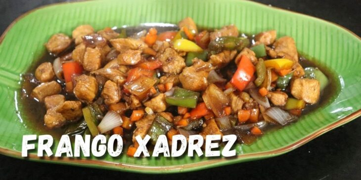 Frango xadrez fit low carb