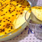 Mousse de maracujá com ganache de chocolate receita