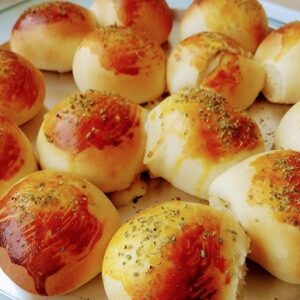 Pãezinhos de queijo com frango receita