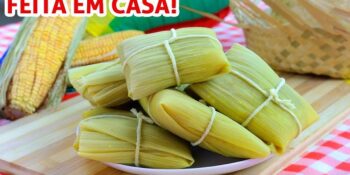 Pamonha brasileira para quem é intolerante a lactose