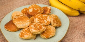 Panqueca de banana com maçã