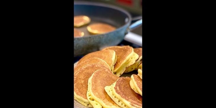 Panqueca de fubá com chia receita