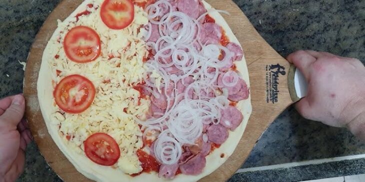 Pizza low carb receita fácil simples