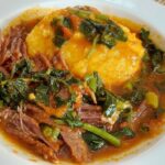 Polenta com costela desfiada como preparar