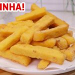 Polenta frita crocante por fora e macia por dentro receita
