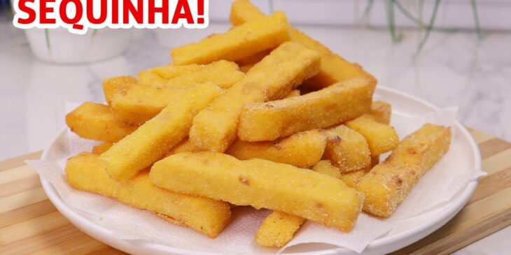 Polenta frita crocante por fora e macia por dentro receita