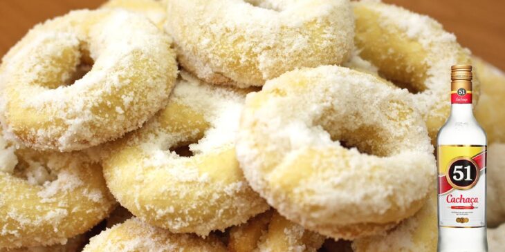 Rosquinha de pinga frita fácil