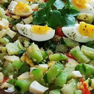 Salada fria de chuchu receita