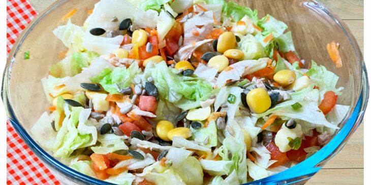 Salada para jantar receita