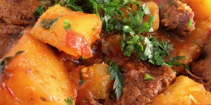 Vaca atolada com mandioca receita simples
