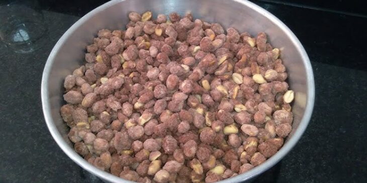 Amendoim caramelizado crocante tudo gostoso