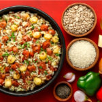 Receita de Baião de dois - Imagem gerada pela I.A para o Minhas Receitinhas