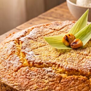 Bolo de milho com fubá