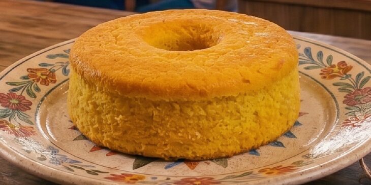 Bolo de milho com milharina