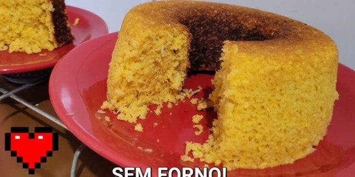 Bolo de milho sem forno receita