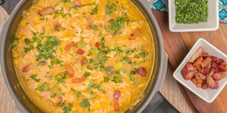 Caldo de kenga com batata receita