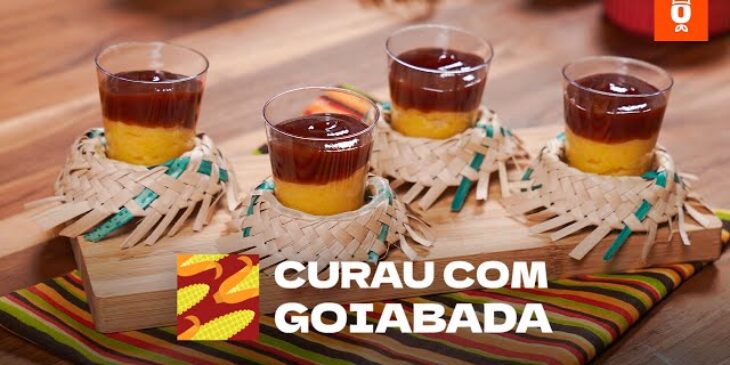 Curau com goiabada receita
