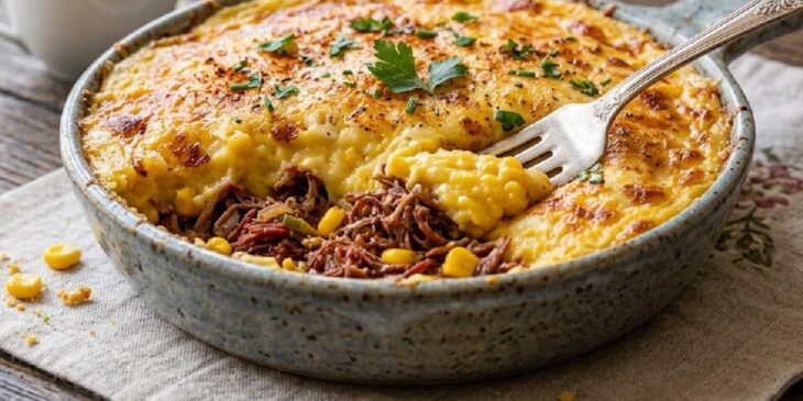 Escondidinho de milho com carne seca receita