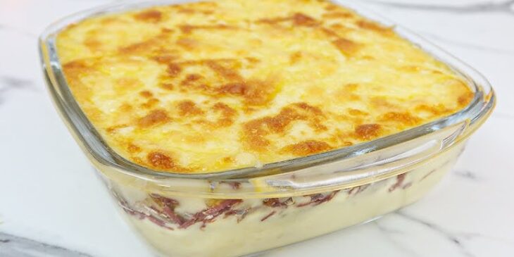 Escondidinho de milho com carne seca receita