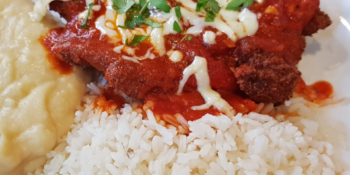 Frango à parmegiana crocante