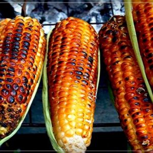 Milho na churrasqueira com manteiga receita