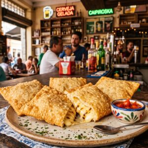 Pastéis de queijo coalho