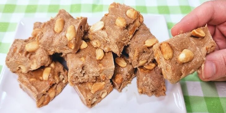 Pé de moleque FIT receita