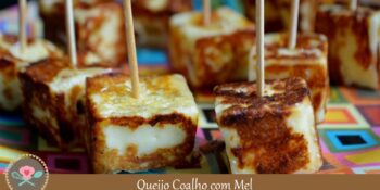 Queijo coalho no mel