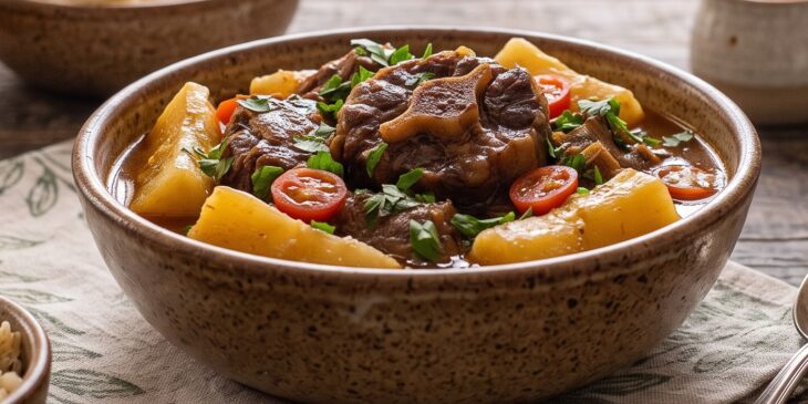 Rabada com mandioca receita