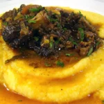 Rabada com polenta