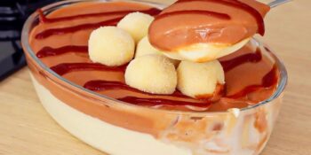 Sobremesa gelada de goiabada