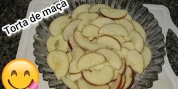 Torta de maçã do amor