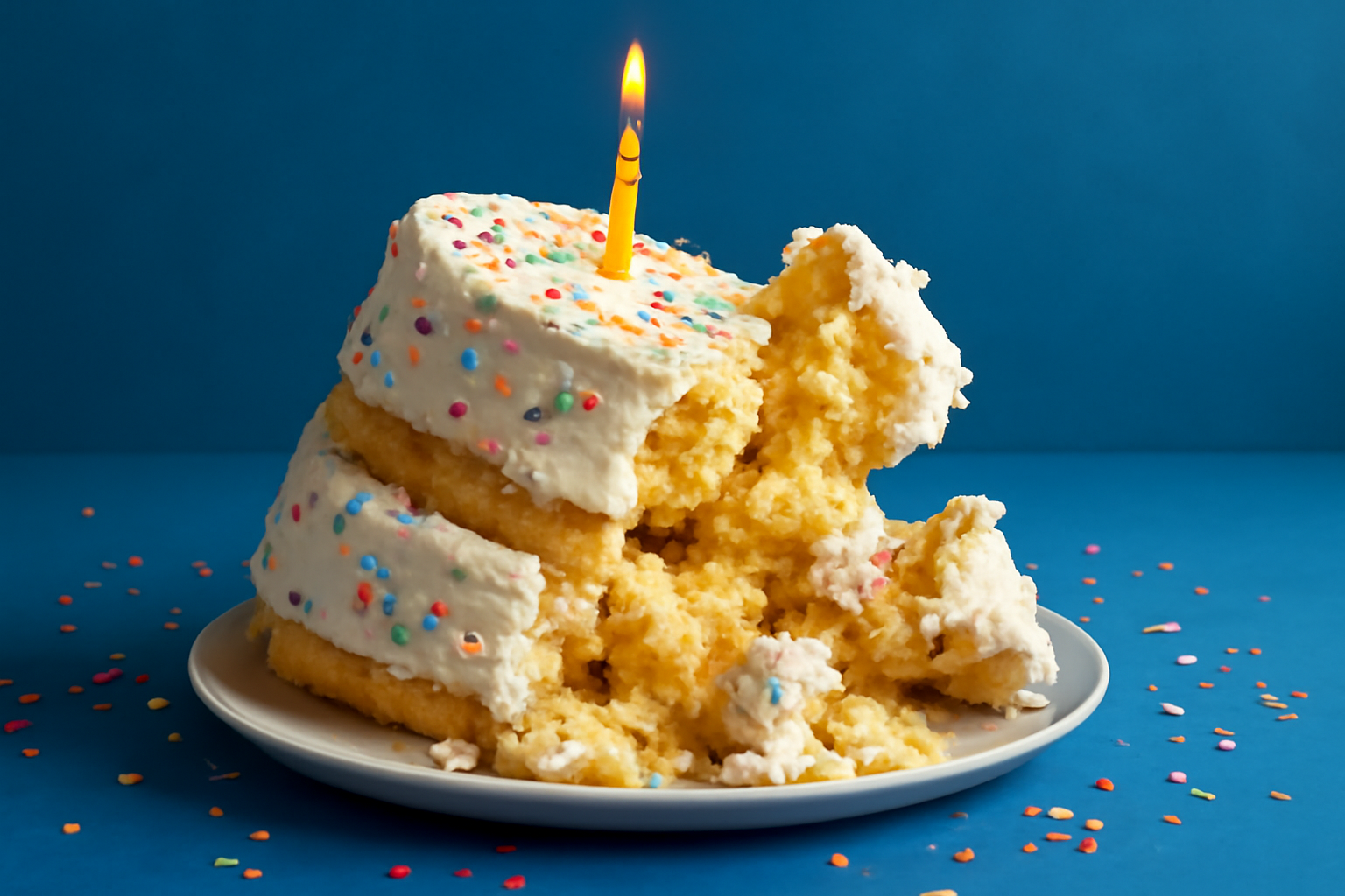 Como evitar que seu bolo de festa desmorone - Imagem gerada por IA