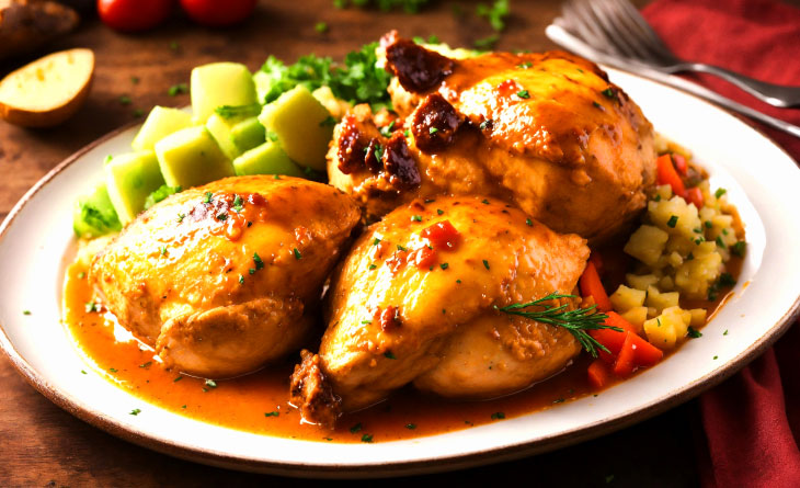 Receita de frango na panela de pressão usando o ChatGPT - Foto: Reprodução/ Internet