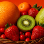 Frutas para consumir no frio - Imagem gerada por I.A