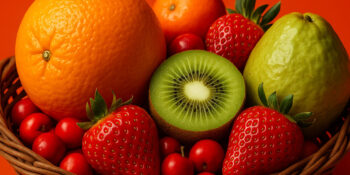 Frutas para consumir no frio - Imagem gerada por I.A